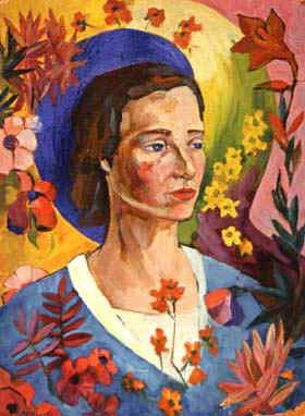 Lentulov, Aristarkh Unknown Lady in Blue